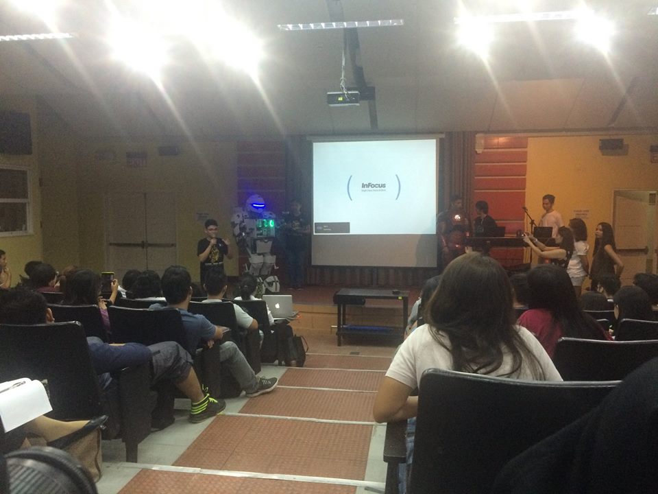 UP Diliman students lecture