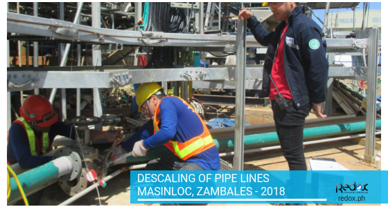 descaling of pipe lines philippines