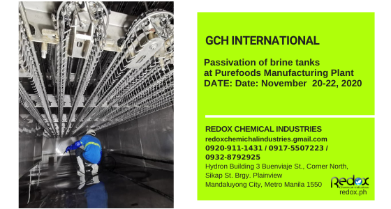 passivation manufacturing plant in the philippines